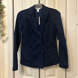 WHBM Navy Women’s Blazer-Size 2-NWT